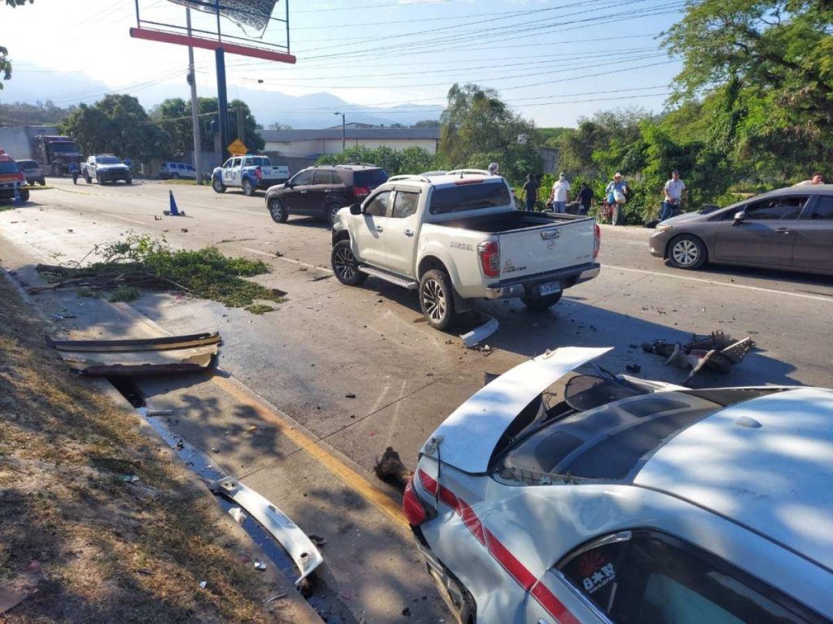 Responsable de accidente vial en Choloma conducía alcoholizado y a exceso de velocidad