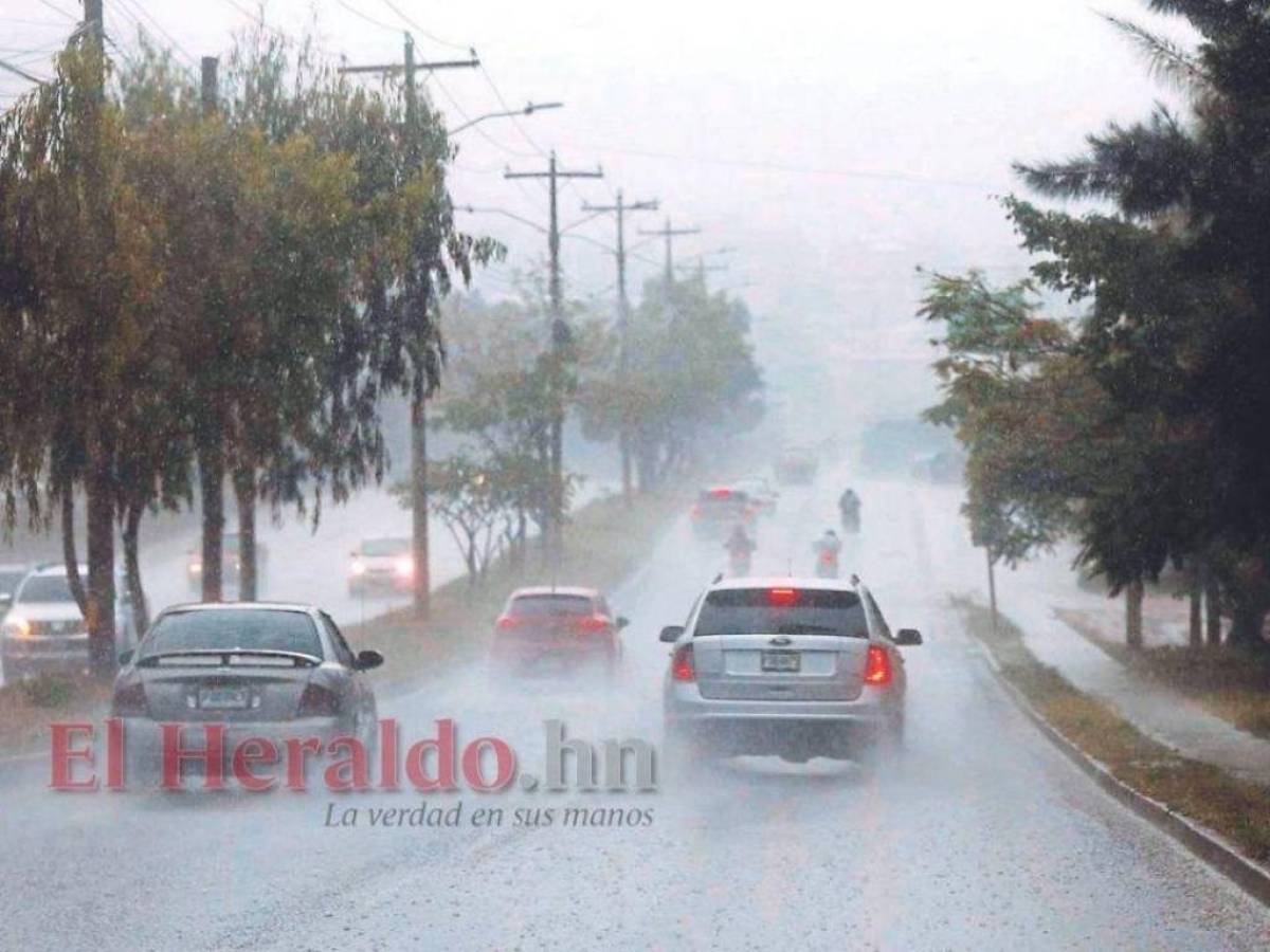 Lluvias y temperaturas frescas persistirán este miércoles en Honduras