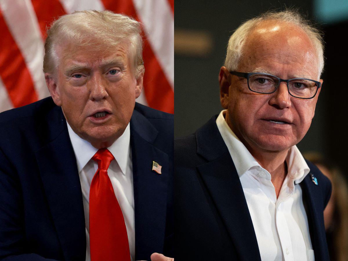 Donald Trump arremete contra Tim Walz: “Es un extremista de izquierda”