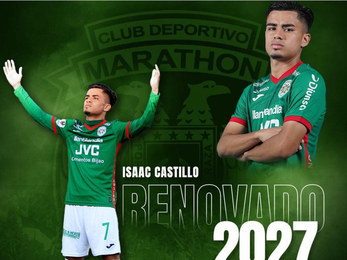 Isaac Castillo ha renovado hasta 2027 con el conjunto verdolaga.