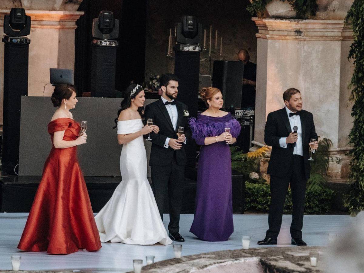 Lucía Yon y Vladimir Castillo sellaron su amor en Antigua Guatemala