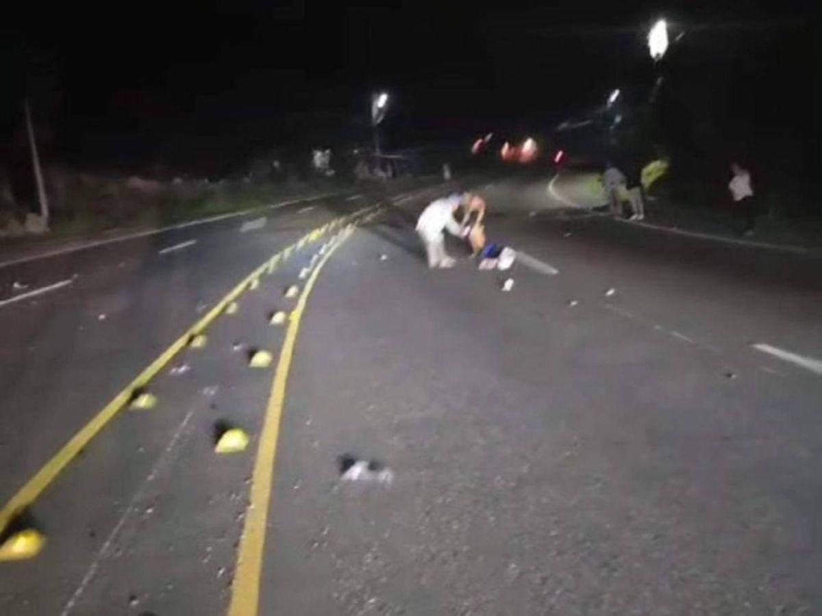 Dos muertos deja doble accidente en CA-5 a la altura de Siguatepeque