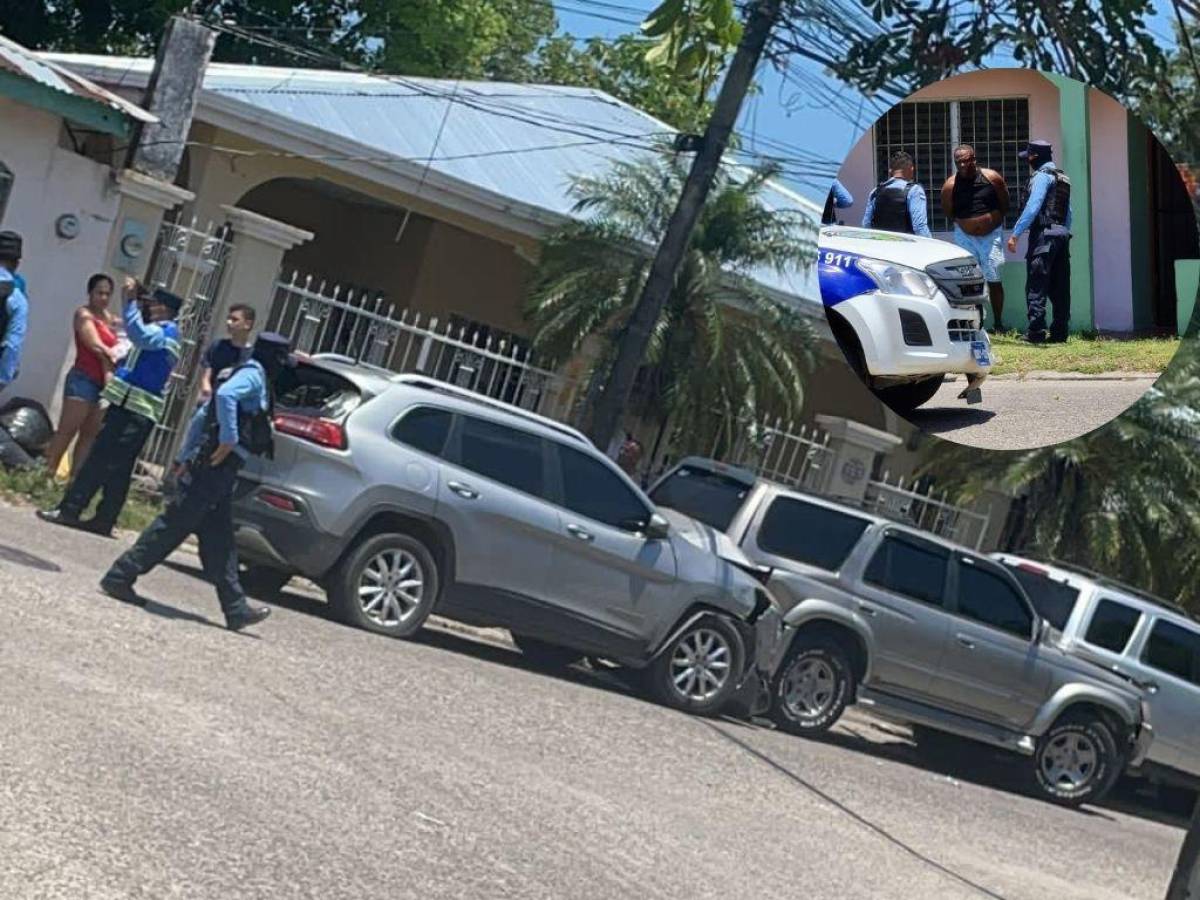 VIDEO: Así fue la veloz persecución de juez que atropelló a dos policías en La Ceiba