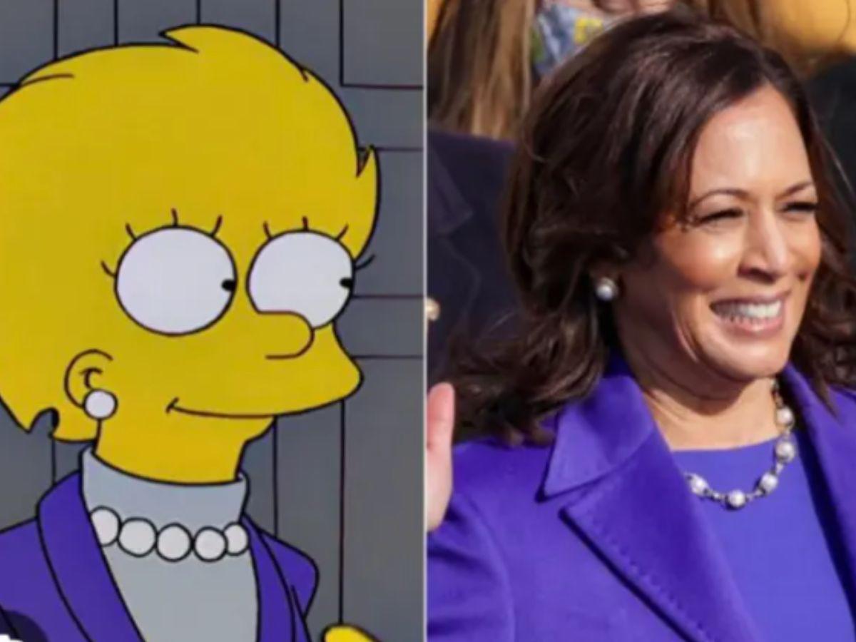 Esta es la imagen comparativa de Lisa y Kamala Harris.