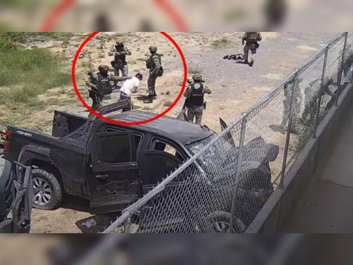 Captura de pantalla del video en donde se captó la masacre.