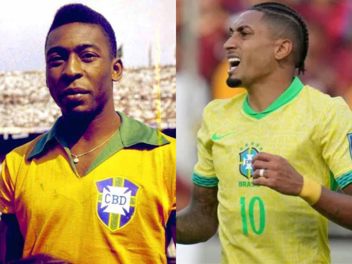 Desde Pelé hasta Raphinha: los jugadores que han portado el dorsal 10 con Brasil