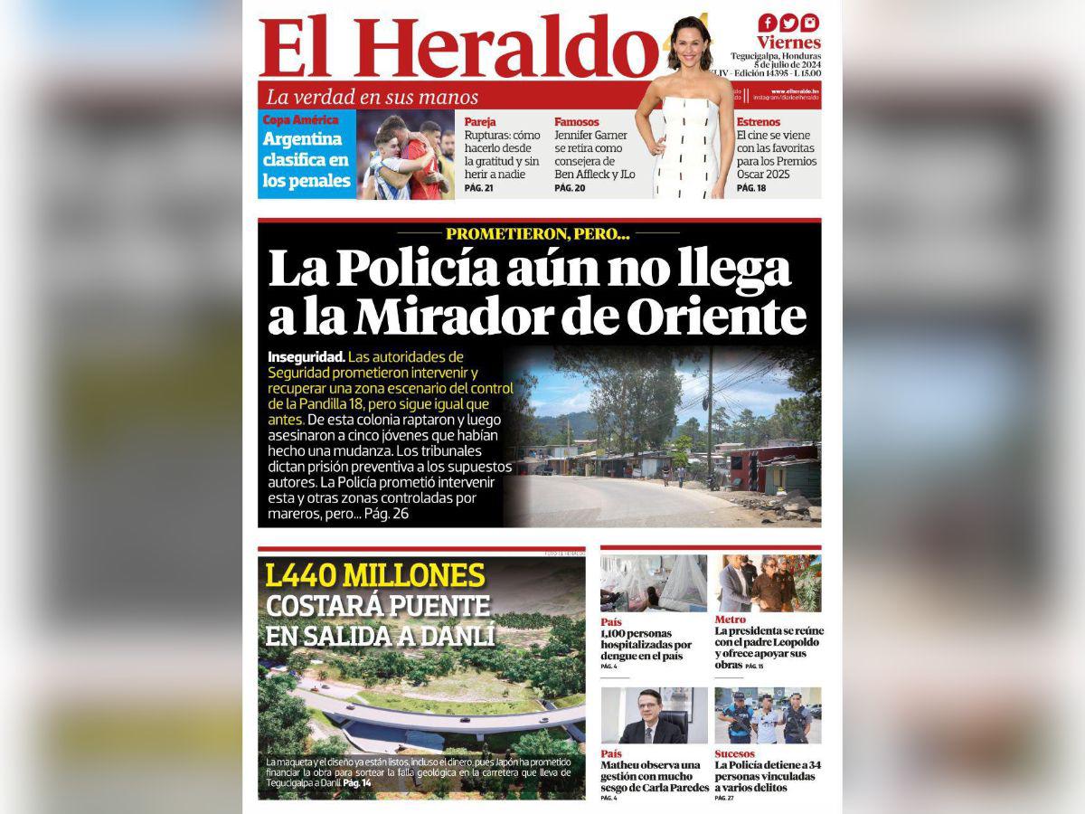 EL HERALDO no miente, no manipula, dice la verdad: Policía no había llegado a Mirador de Oriente