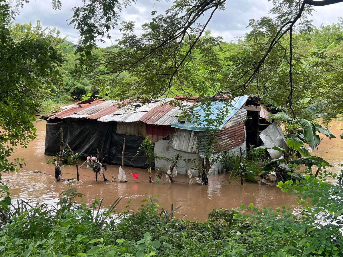 Inundaciones, daños y crecidas de ríos: imágenes de las lluvias en Choluteca