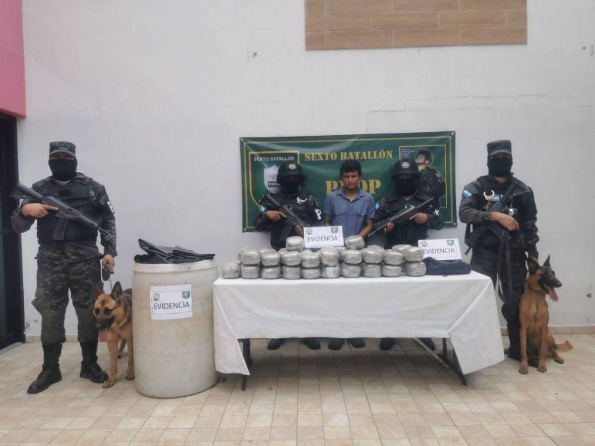 Capturan a hombre que en barriles enterraba supuesta droga en Choloma, Cortés