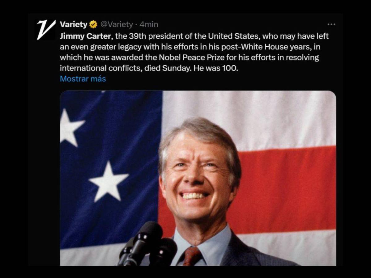 Así informa el mundo la muerte de Jimmy Carter, expresidente de EUA