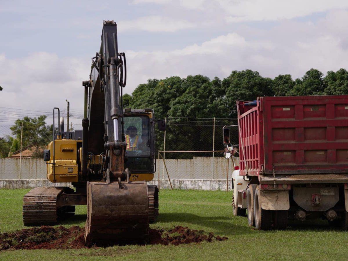 En fotos: Comienza remodelación del estadio Rubén Guifarro de Catacamas y así lucirá