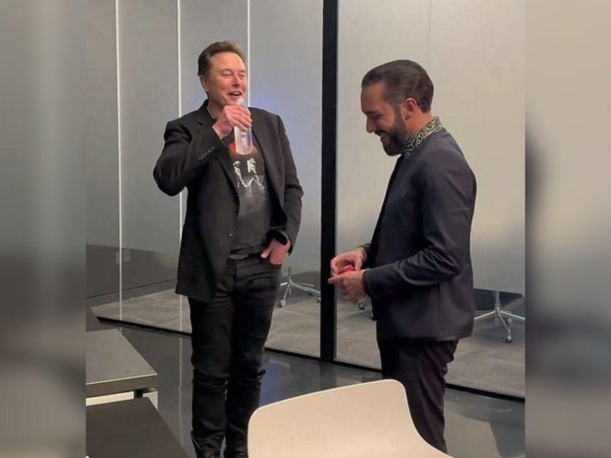 Así fue la reunión de Nayib Bukele, presidente de El Salvador, y Elon Musk