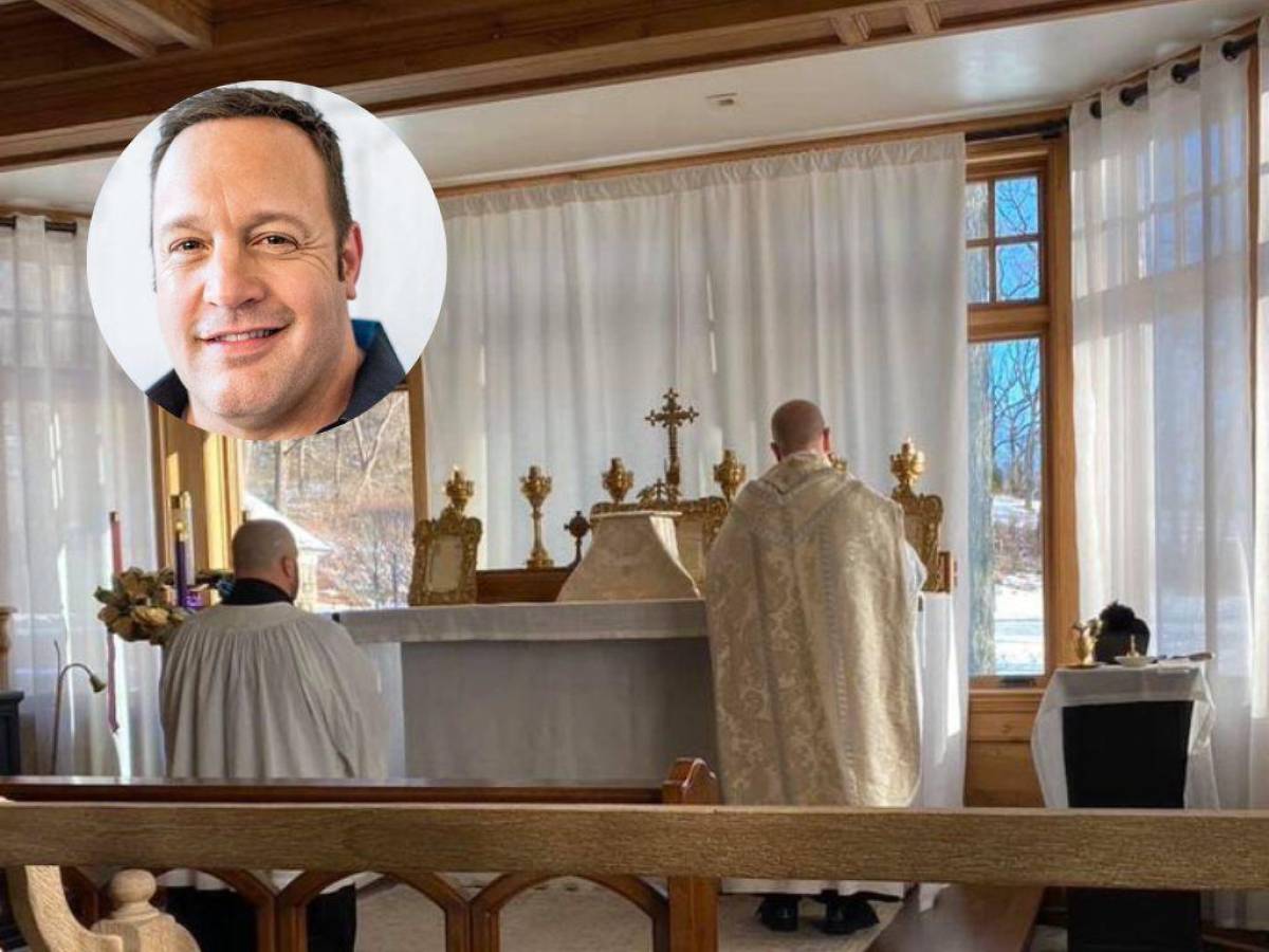 Kevin James se vuelve viral tras revelarse foto vestido de monaguillo