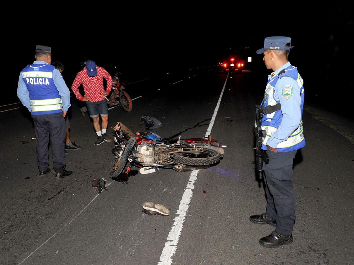 Muere motociclista en la CA-5 cuando iba a dejar a un amigo a Amarateca