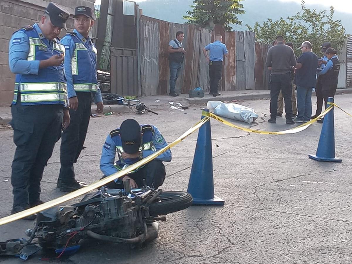 Muere motociclista tras impactar contra poste durante persecución en Nueva Suyapa