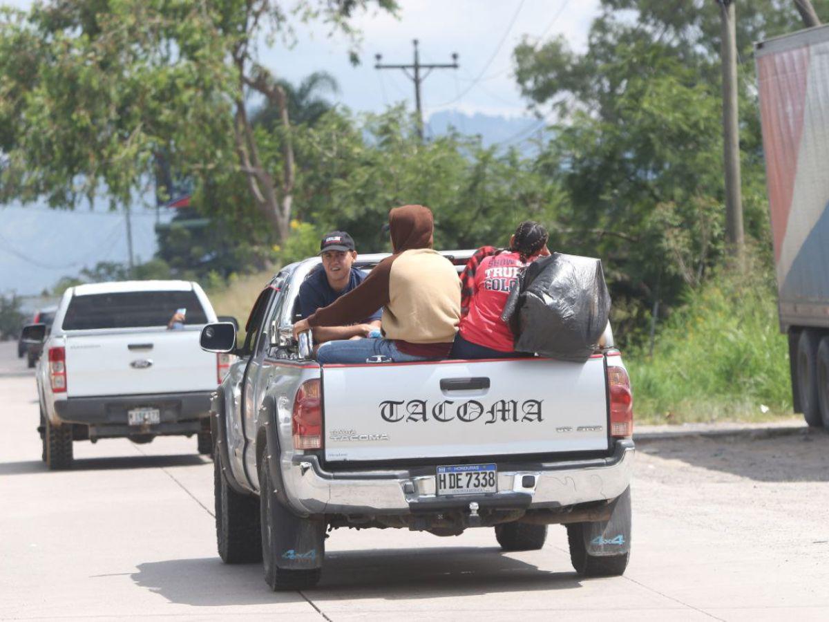 Viajeros regresan a la capital tras disfrutar de la Semana Morazánica 2024