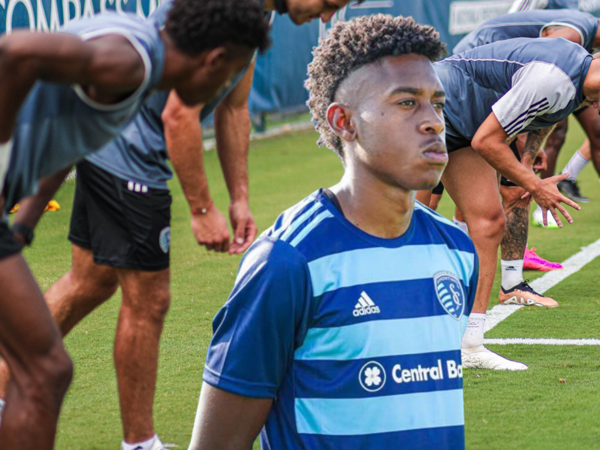 Alenis Vargas, el joven hondureño se entrena con el primer equipo del Sporting Kansas City