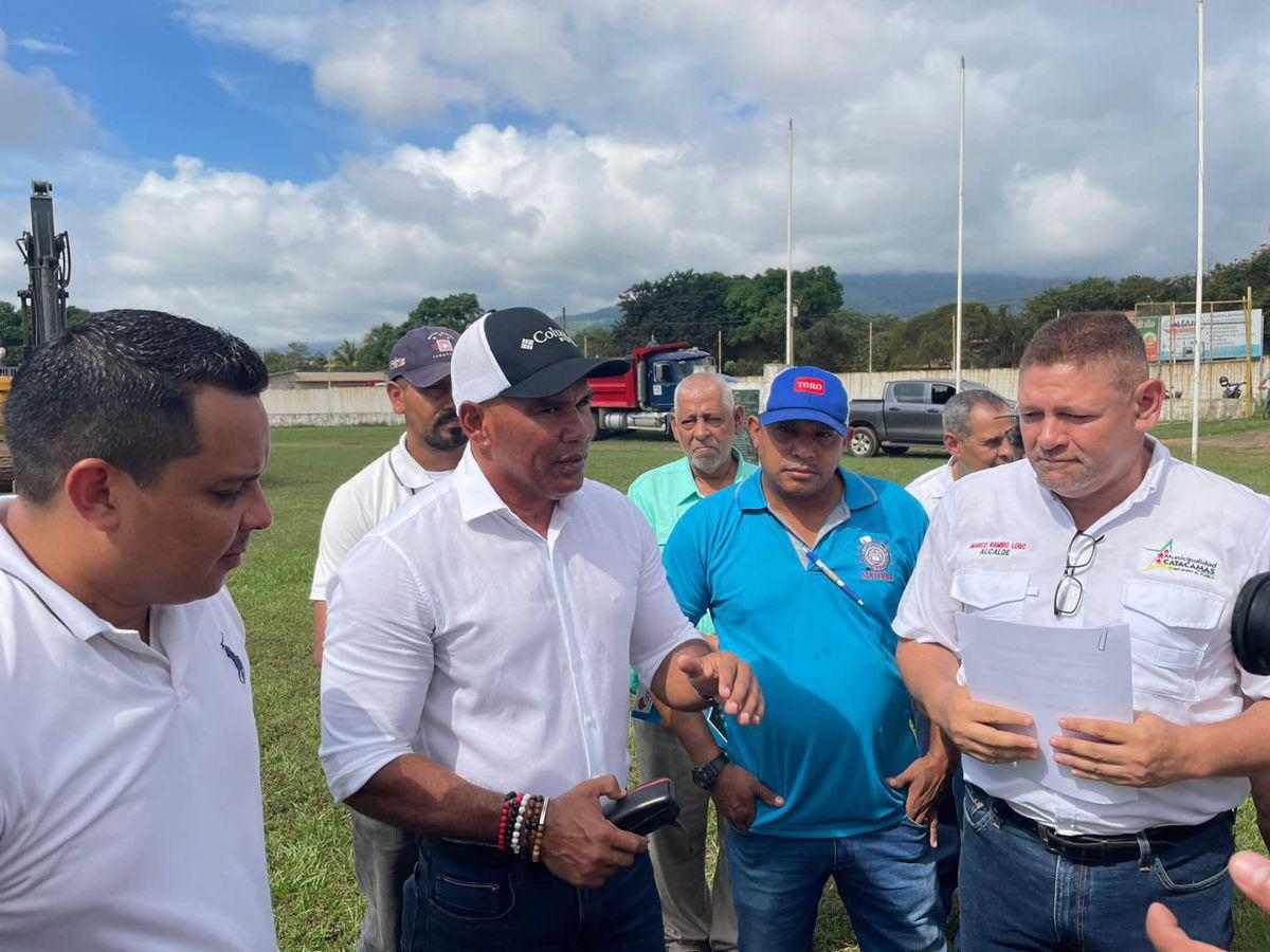 En fotos: Comienza remodelación del estadio Rubén Guifarro de Catacamas y así lucirá