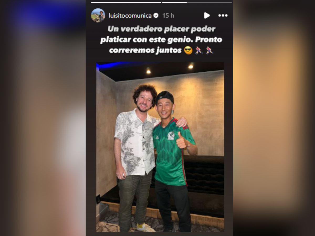 Luisito Comunica recibe a Shin con deliciosa comida y se unirá al reto 3,000 kilómetros