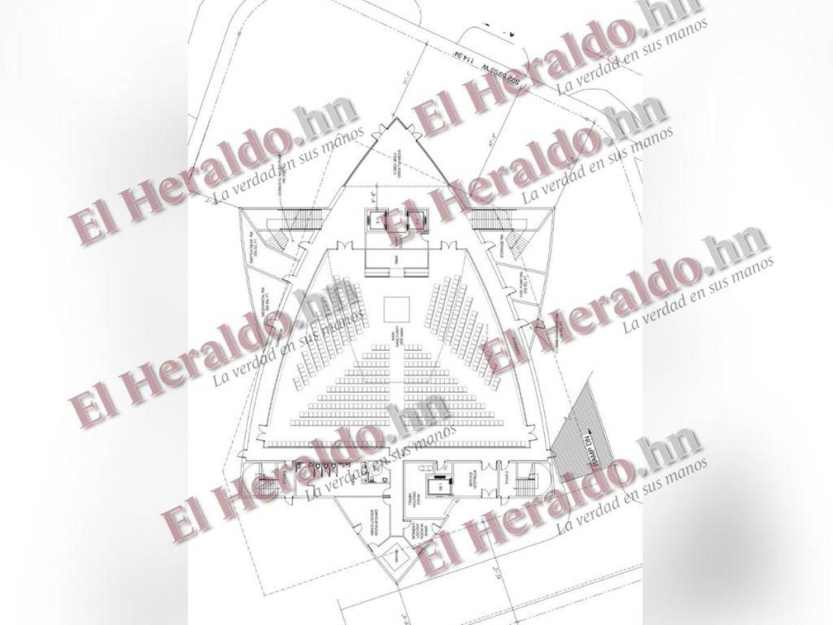 Este es el diseño que llevará la iglesia que será fundada en San Pedro Sula.