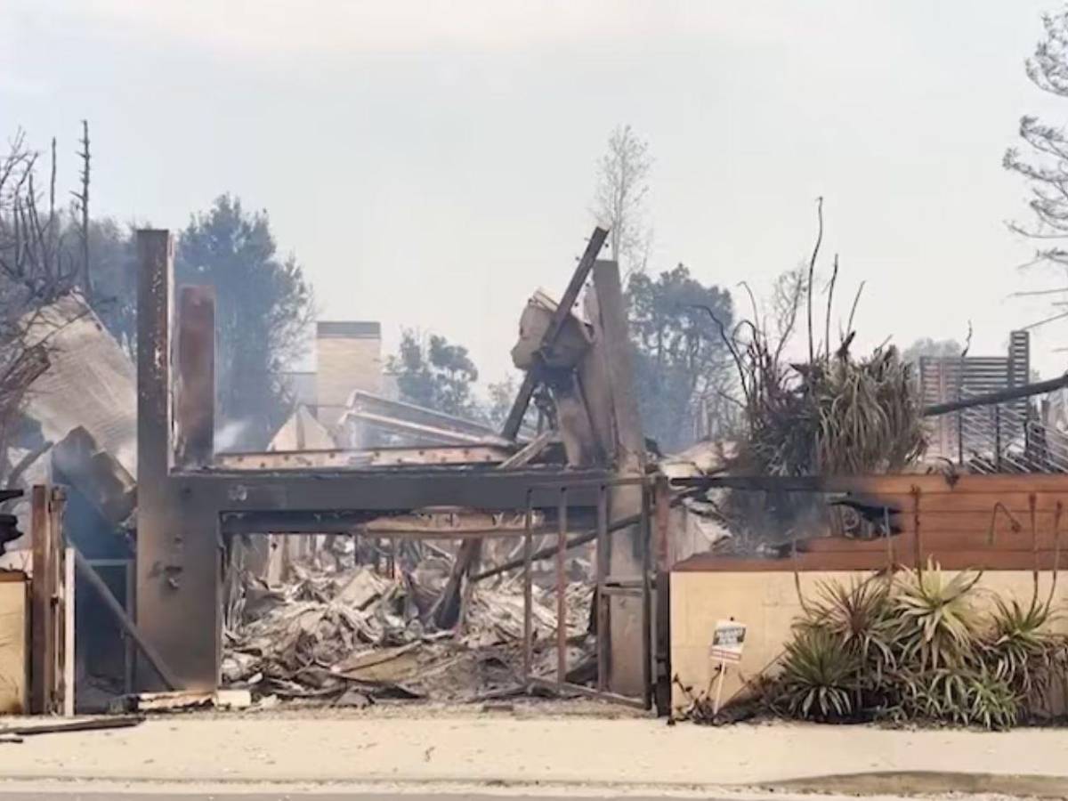 Antes y después de las mansiones de famosos arrasadas por incendios en California