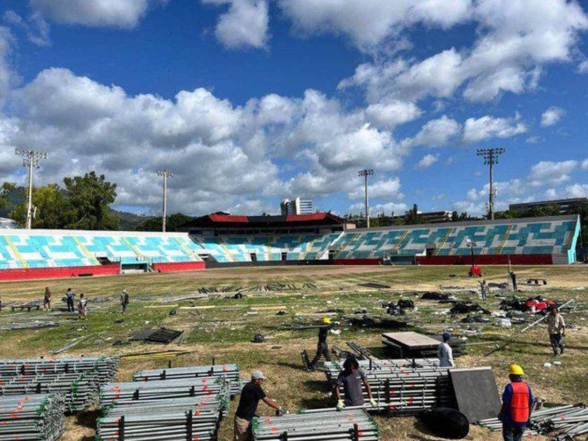 Así quedó el estadio “Chochi” Sosa de Tegucigalpa tras ser remodelado