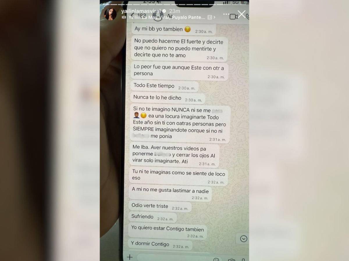 Yailin expone mensajes íntimos de Anuel AA tras incumplir pensión de su hija