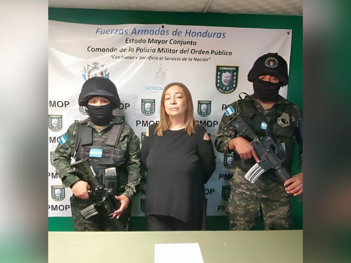 Primera foto de Rocío Tábora tras ser capturada