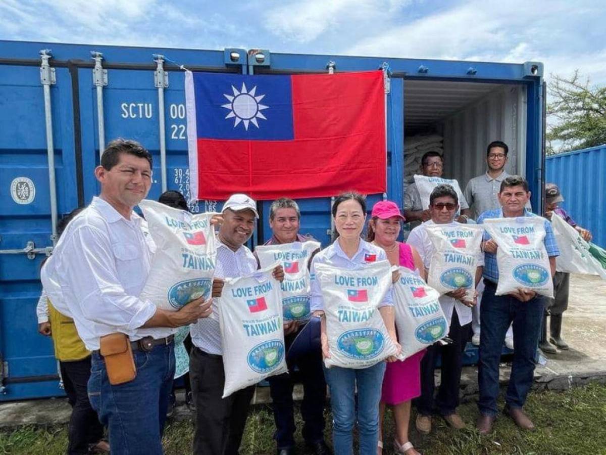 Taiwán entregará 500 toneladas de arroz a damnificados por lluvias