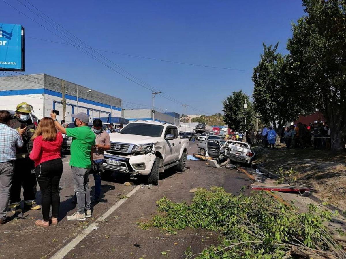 Responsable de accidente vial en Choloma conducía alcoholizado y a exceso de velocidad