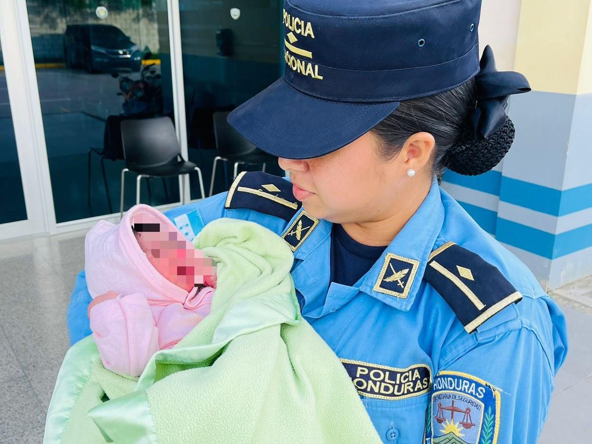 Rescatan a recién nacida que fue abandonada en Siguatepeque