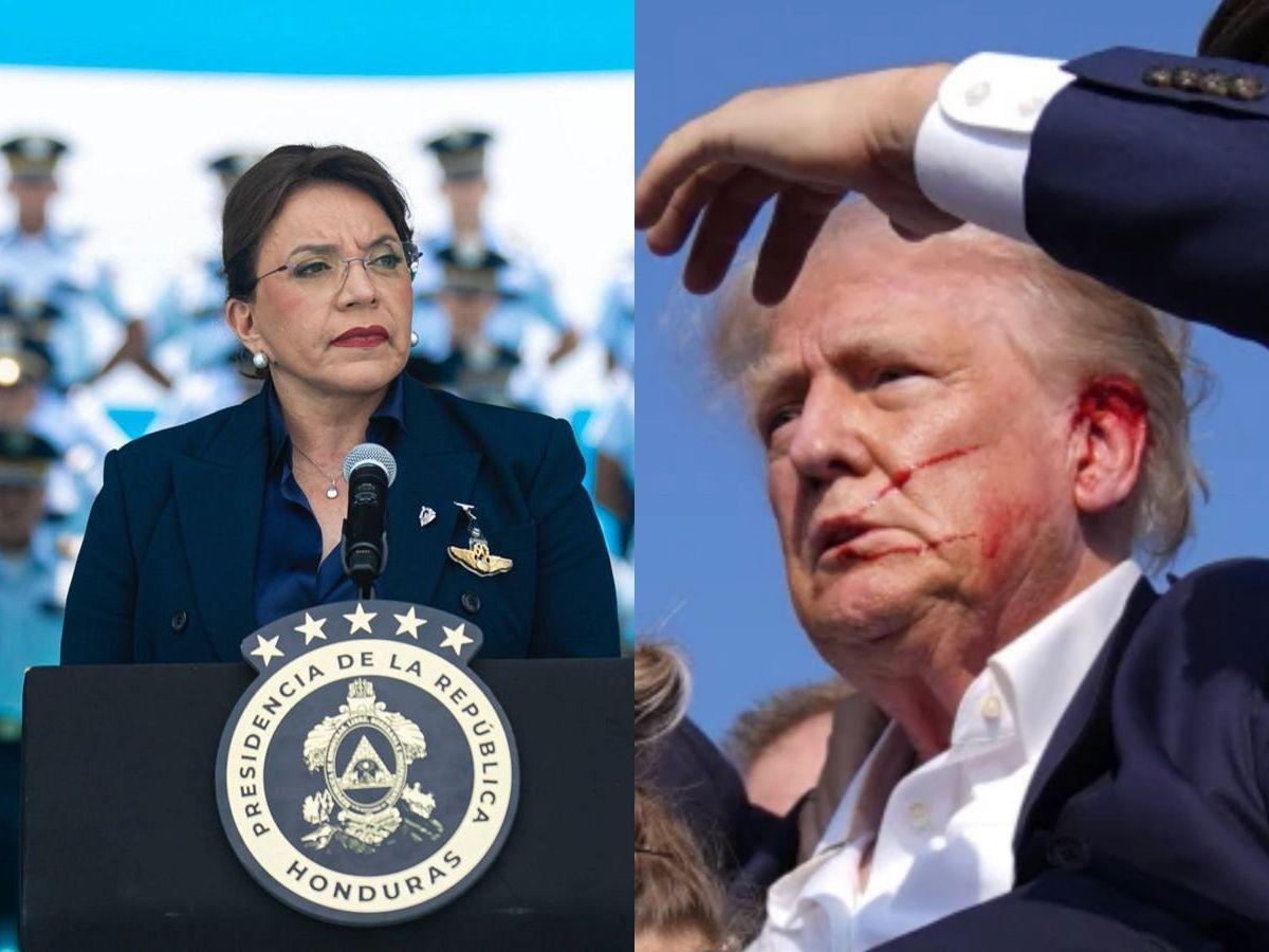 Xiomara Castro se solidariza con Donald Trump tras sufrir atentado