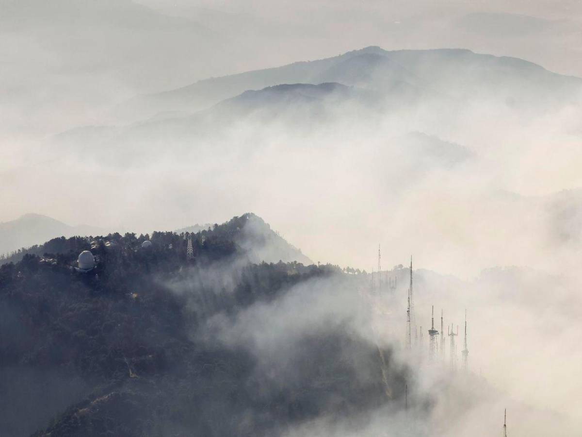 Impactantes fotos aéreas de los incendios de Los Ángeles