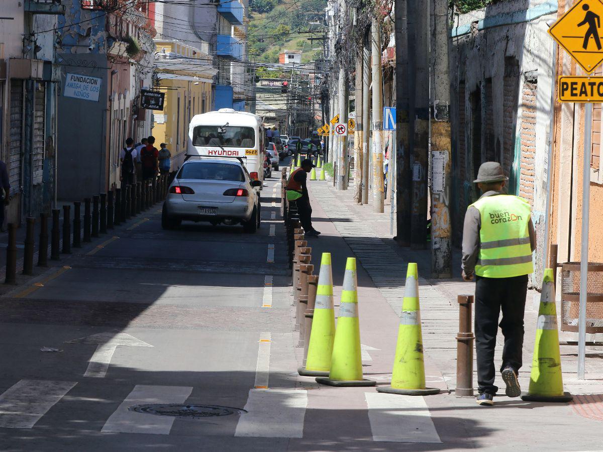 La transformación de la avenida Cervantes en el centro de Tegucigalpa