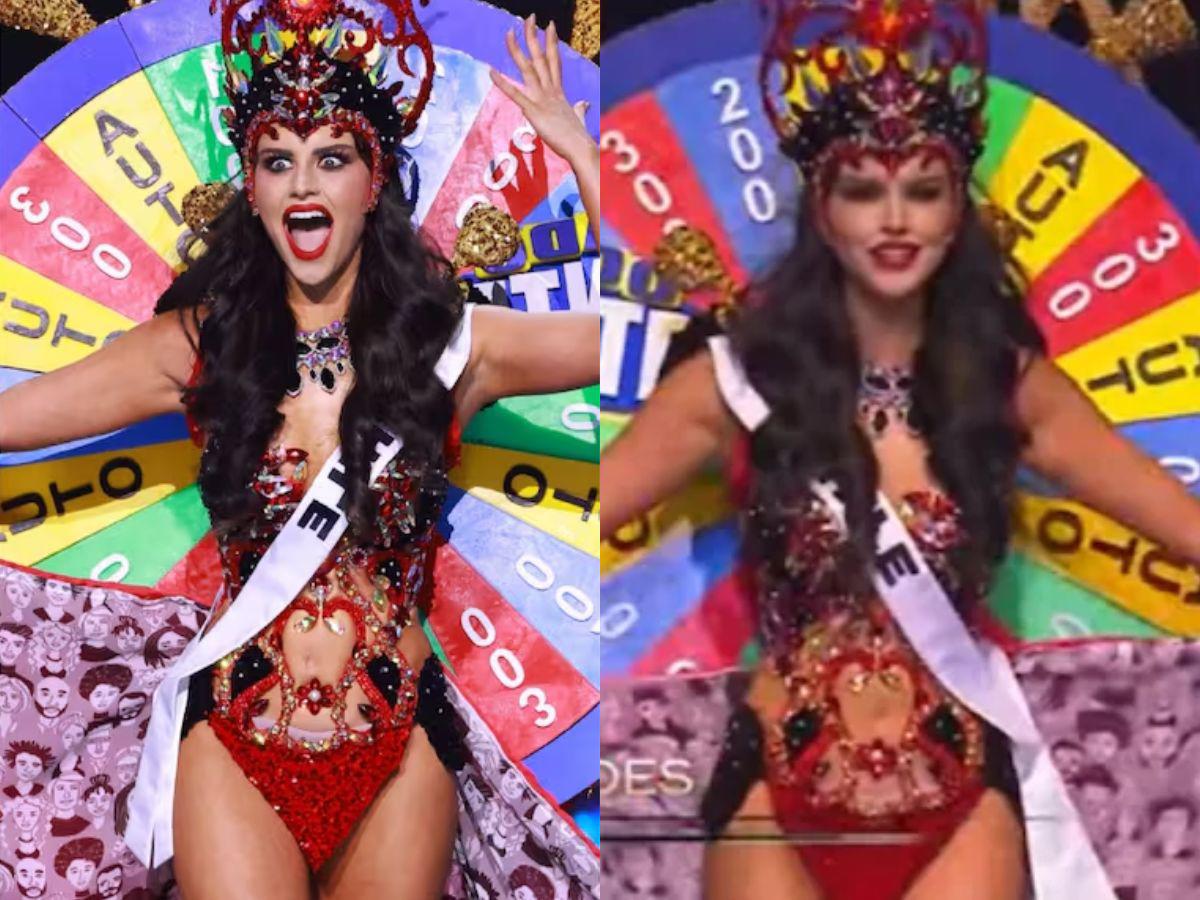 Califican como “vergonzoso” el traje típico de Emilia Dides en la preliminar del Miss Universo