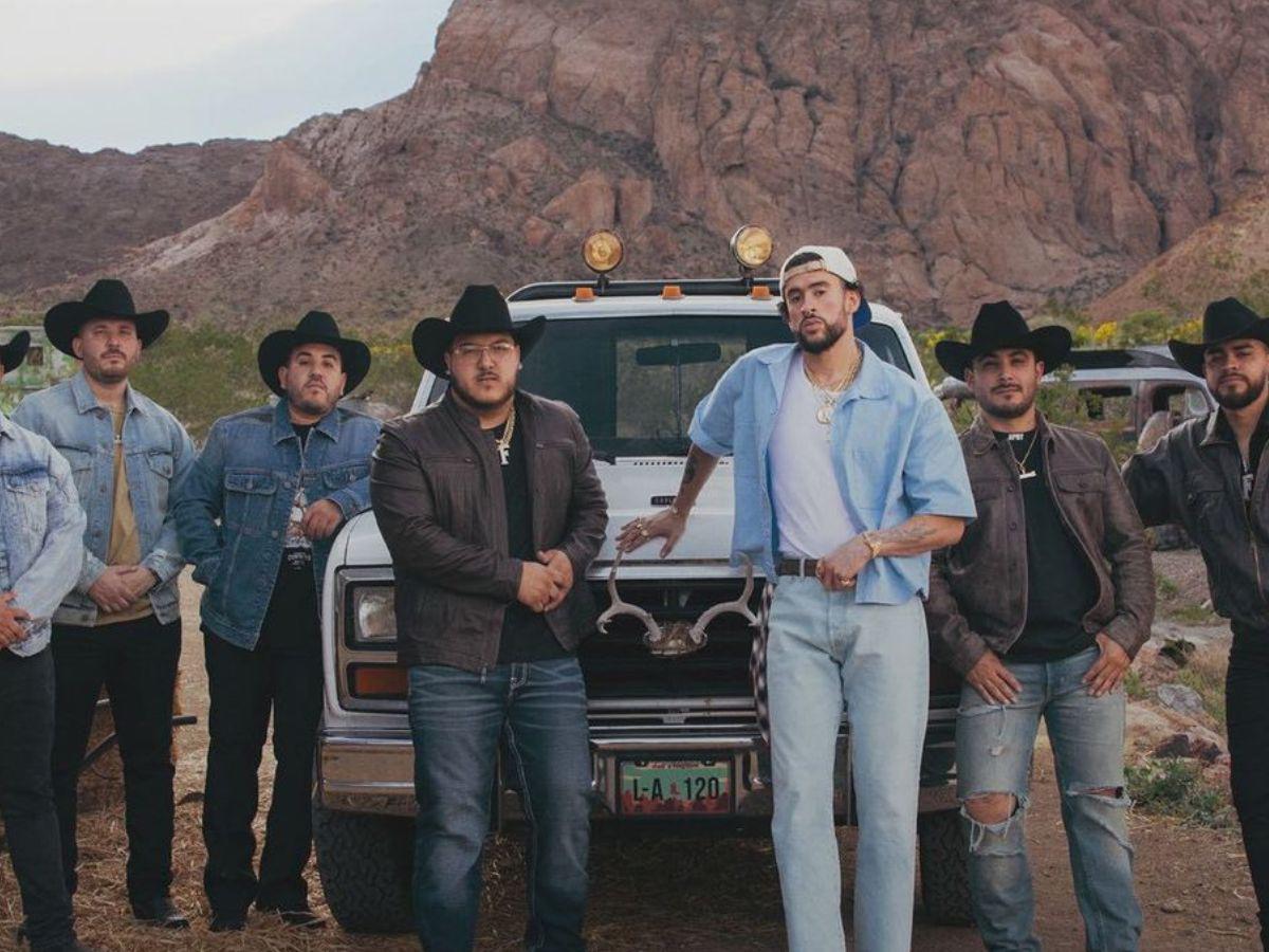 Grupo Frontera sobre colaboración con Bad Bunny: No escuchamos su parte de la canción hasta el día del video