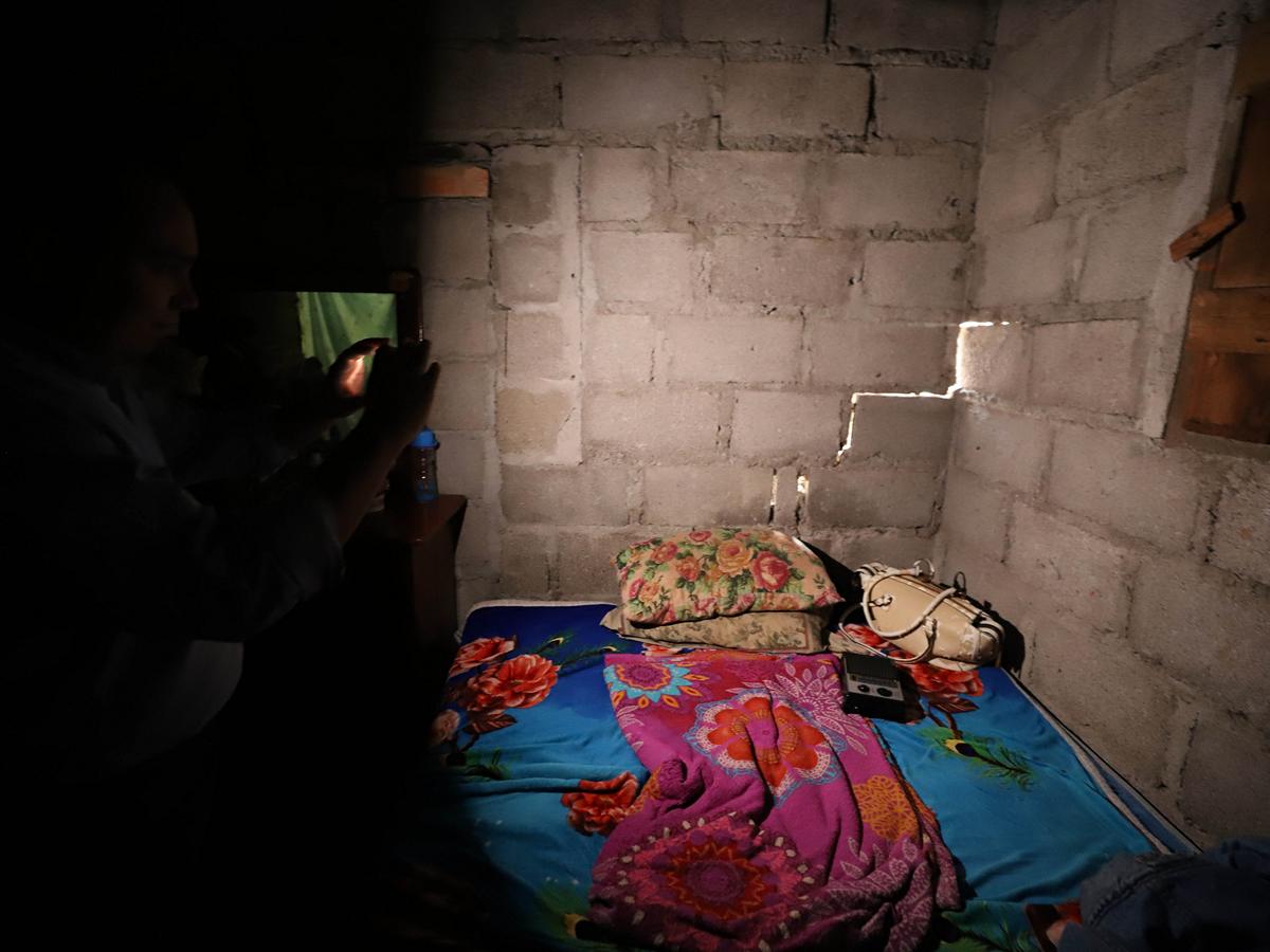 Las personas ya no duermen tranquilas porque sus habitaciones están a las puertas de ceder por completo.