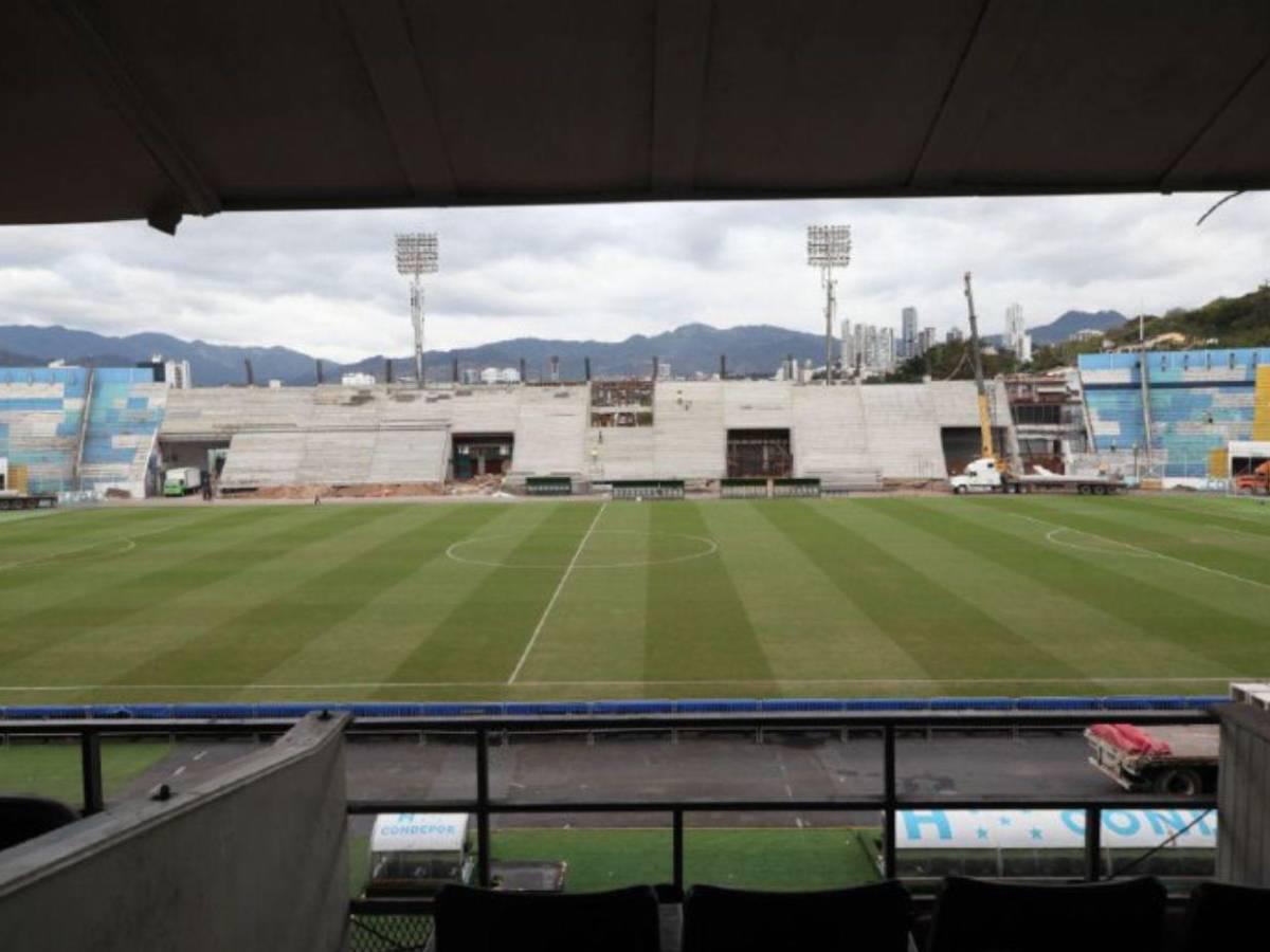 Renovación de estadios hondureños: ¿Cuándo estará lista la gradería centro del Chelato Uclés?