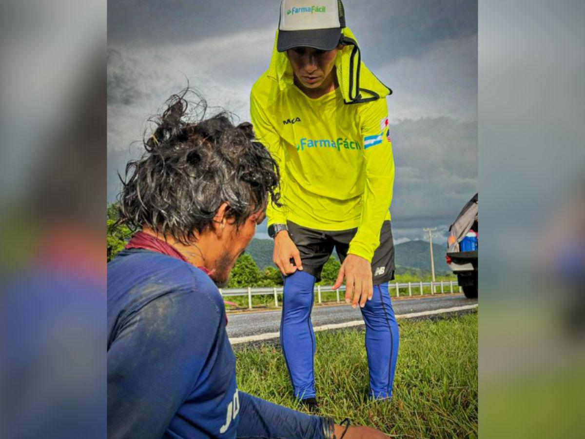 Shin Fujiyama ayuda a hondureño torturado y abandonado en Chiapas