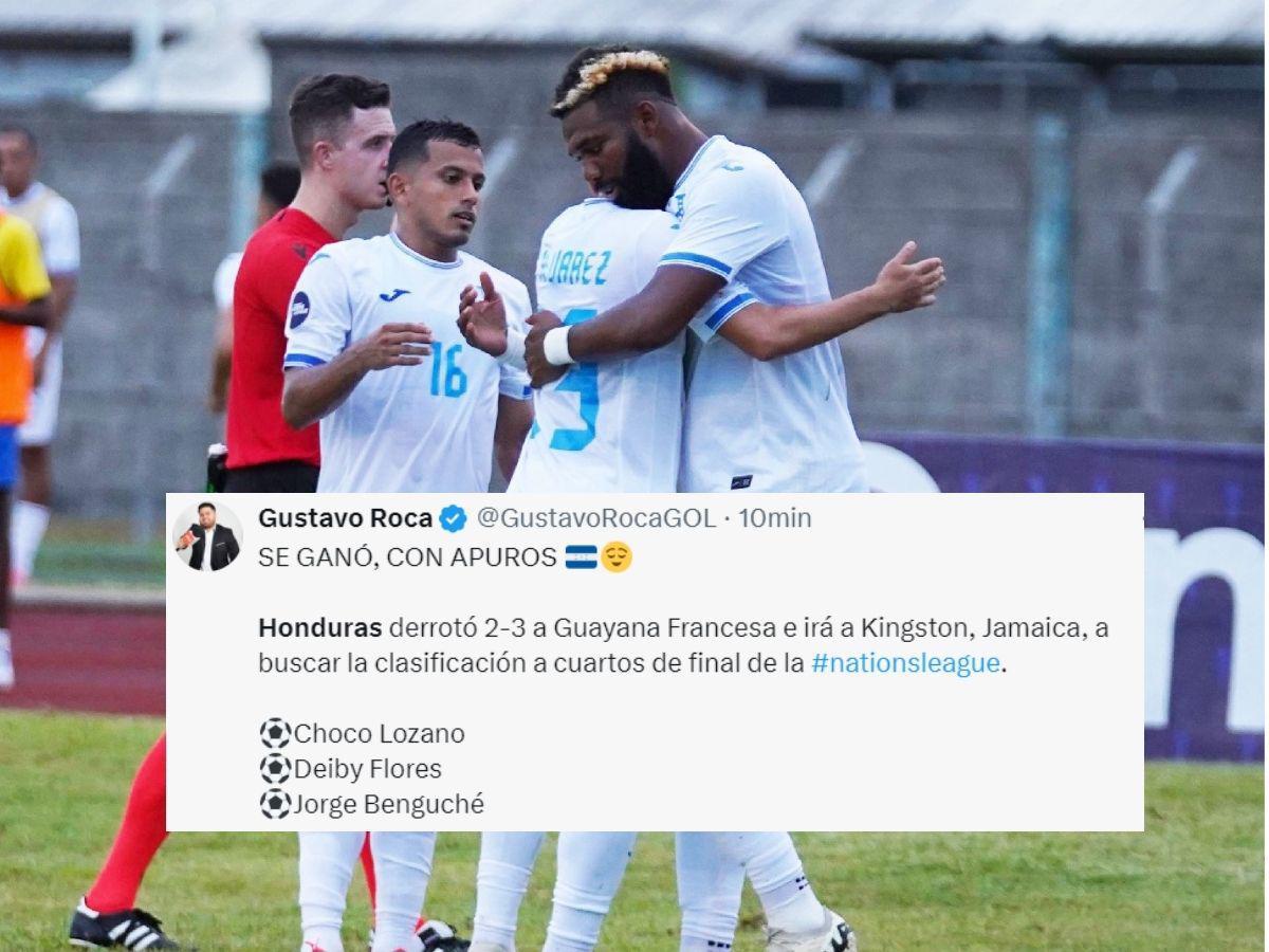 Lo que dicen los periodistas sobre juego de Honduras ante Guayana Francesa