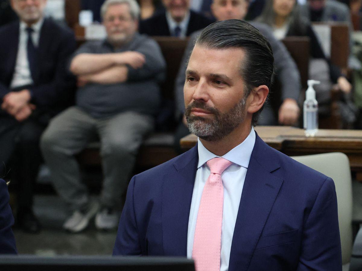 Donald Trump Jr inicia desfile del clan en juicio en Nueva York