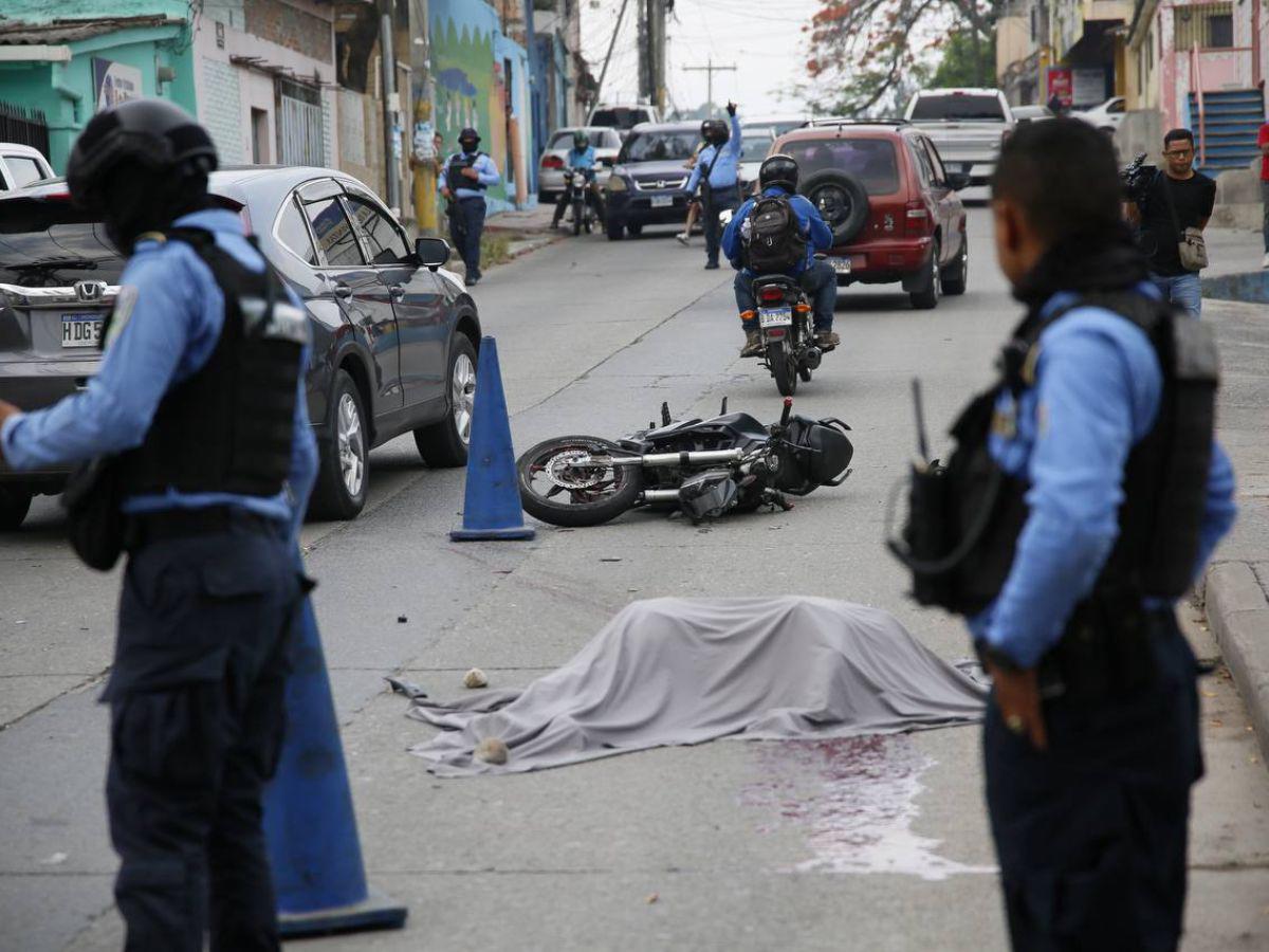 Motociclista muere tras accidente vial en la colonia La Pradera, Comayagüela