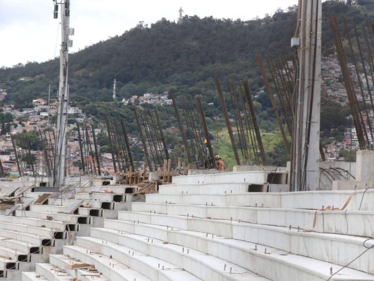 Así van las obras en nueva gradería del Estadio Nacional y su alto costo