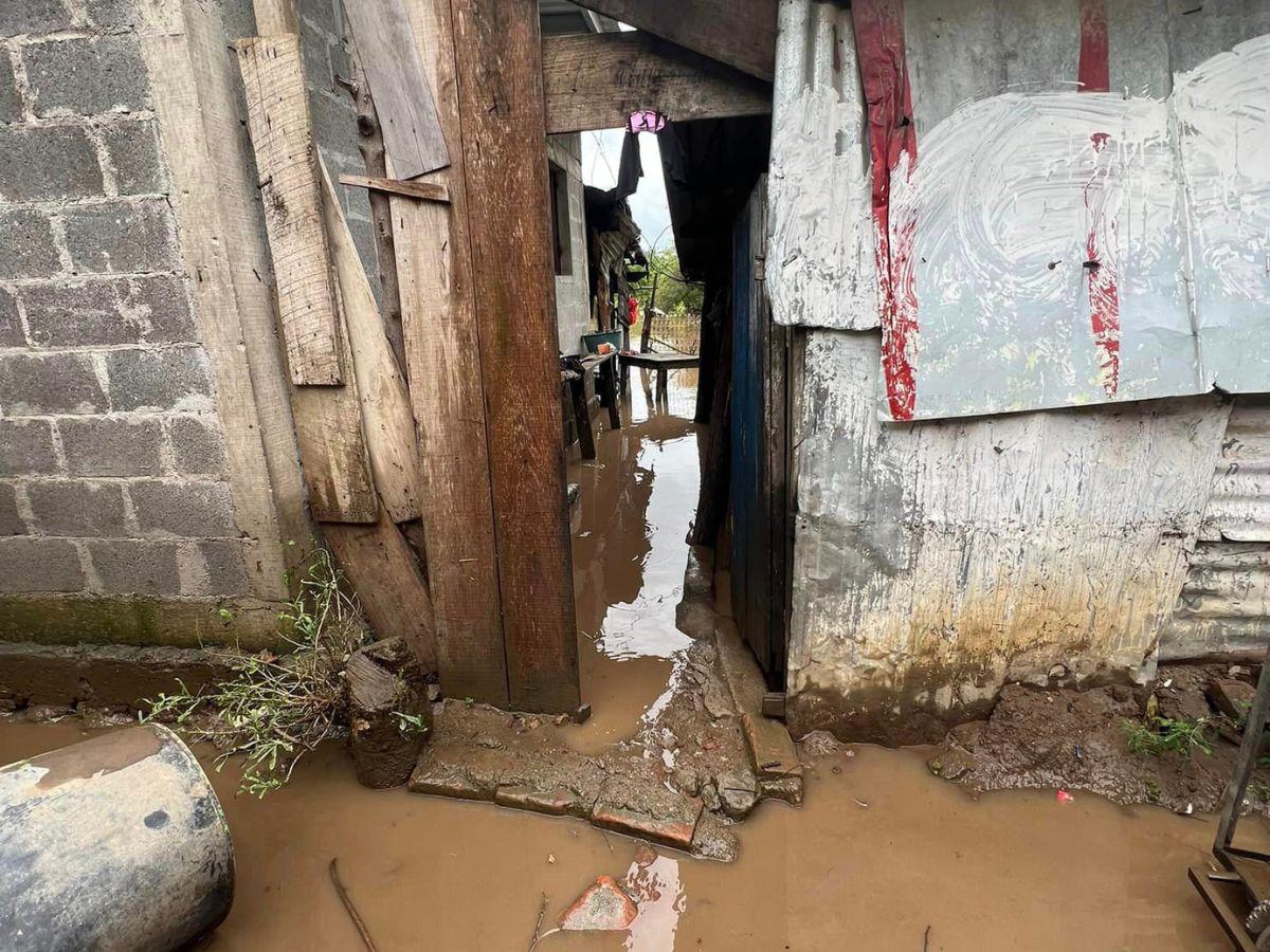 Inundaciones, daños y crecidas de ríos: imágenes de las lluvias en Choluteca