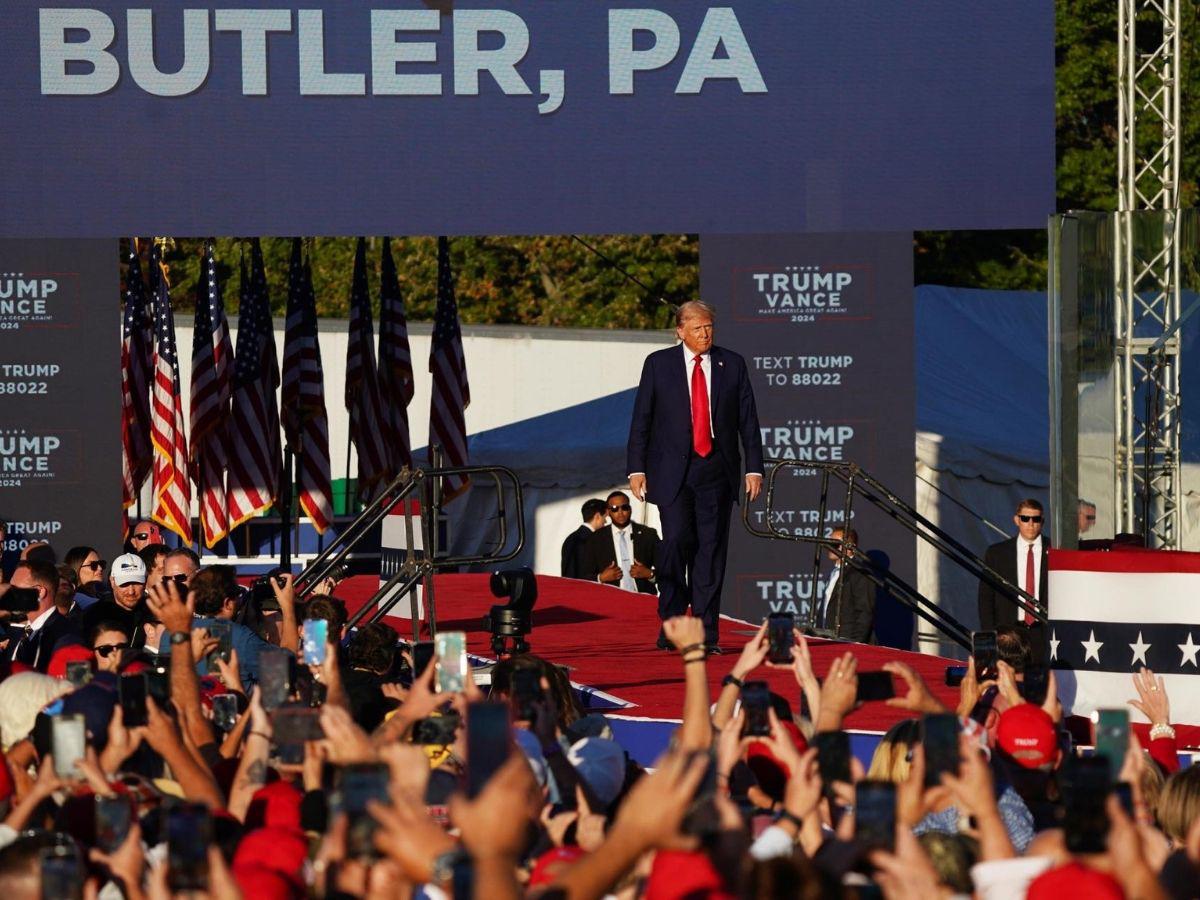 Trump apela al “enemigo interno” a su regreso a Butler, Pensilvania