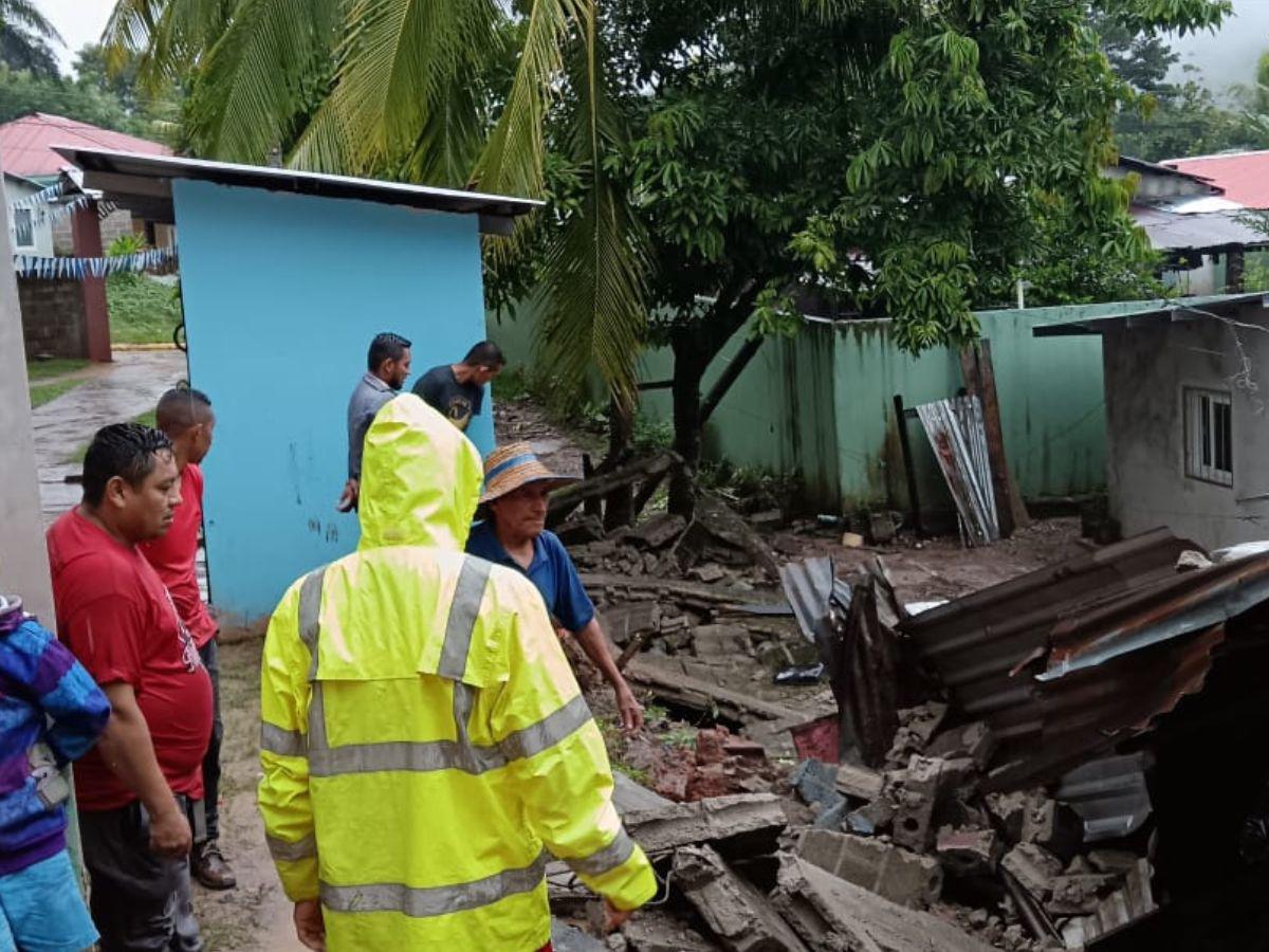 Los daños que ha dejado la tormenta Sara en la zona norte de Honduras