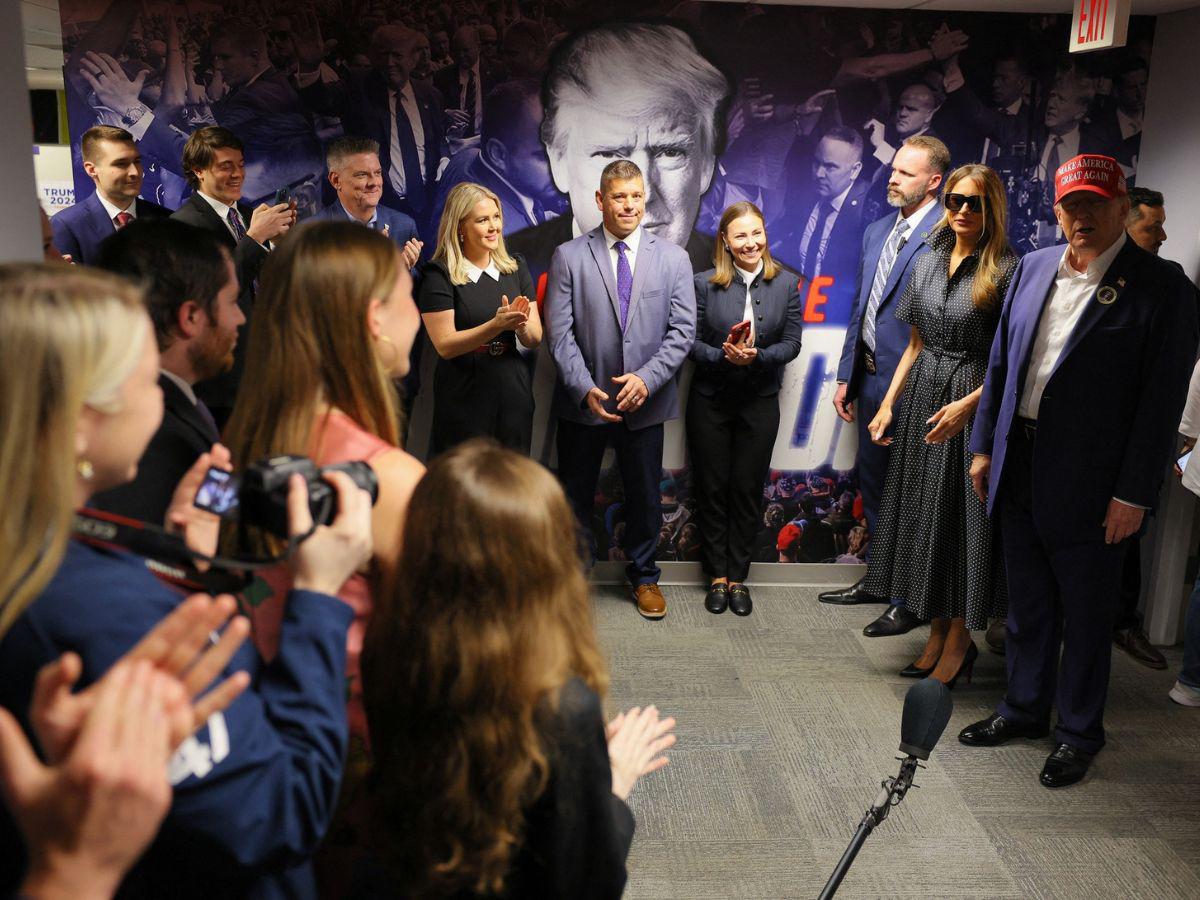 Look de Melania y Donald Trump en el día de las elecciones de EUA