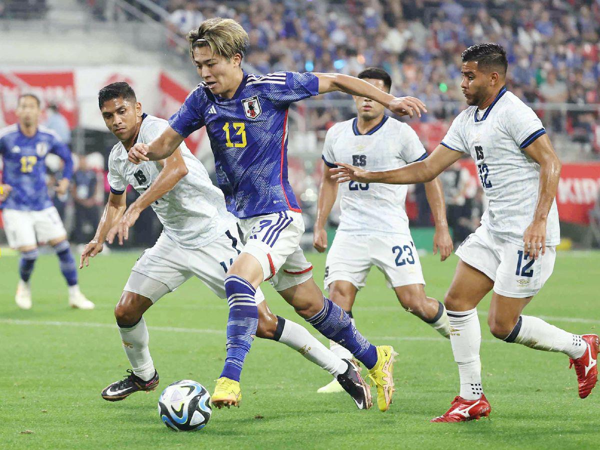 ¡Tremenda paliza! El Salvador perdió ante Japón en amistoso previo a la Copa Oro