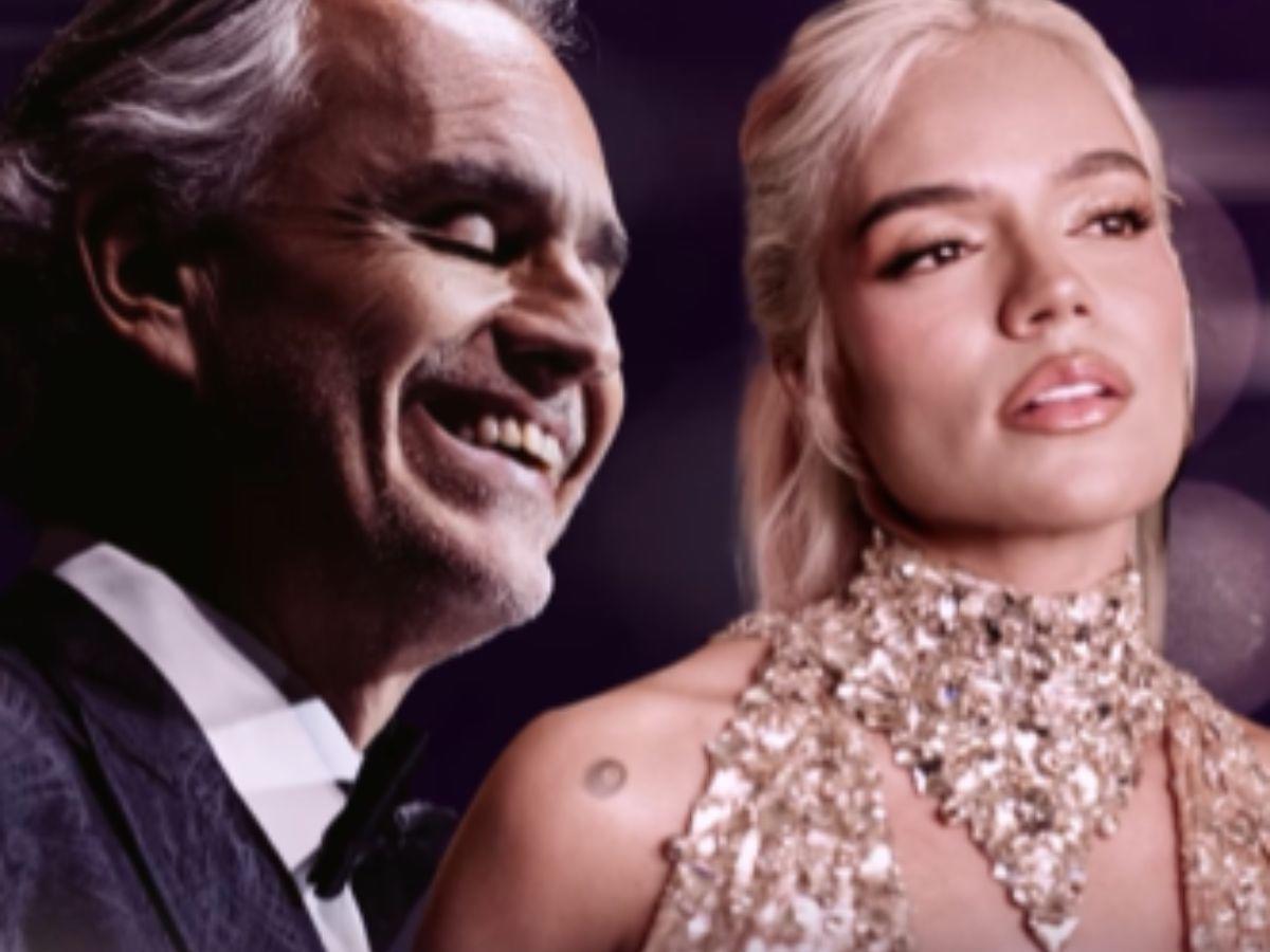 Así suena la nueva versión de “Vivo por ella” de Andrea Bocelli y Karol G