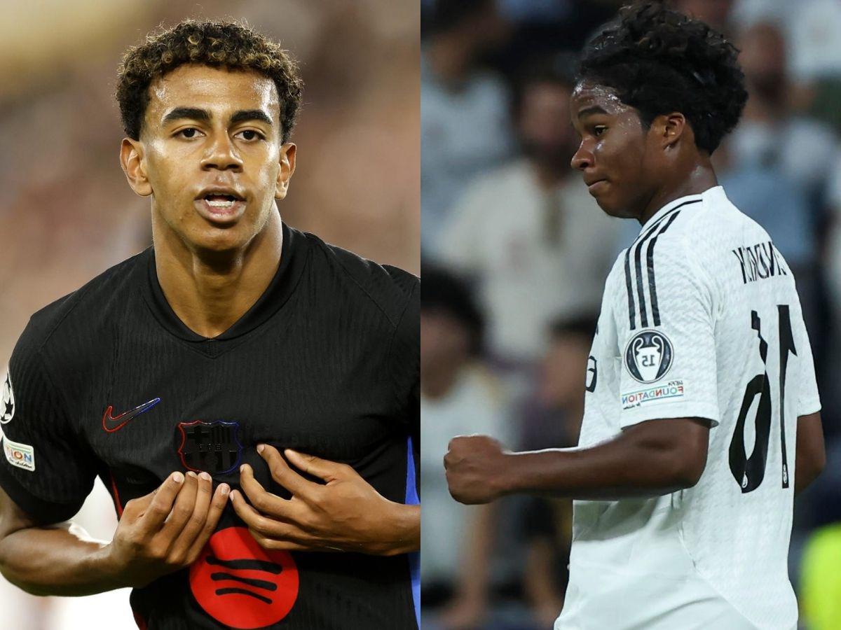 Lamine Yamal y Endrick en la lista de los goleadores más jóvenes de la Champions League